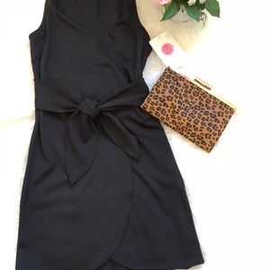 Clover Faux Wrap Dress